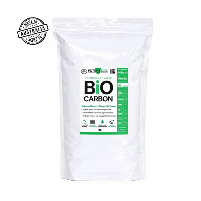 BIOCARBON - Premium Biochar (Engineered Carbon for Soil) - 9L