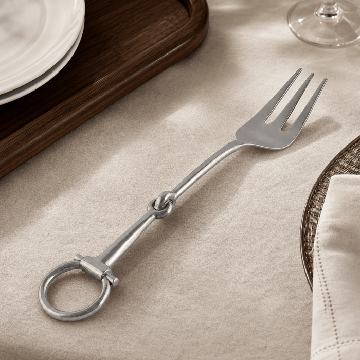 Bit Serving Fork - Stainless Steel Matt Silver 2