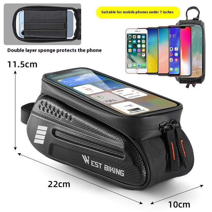 Black EVA Saddle Bag 1.5L - Bags - detail view for triathlon