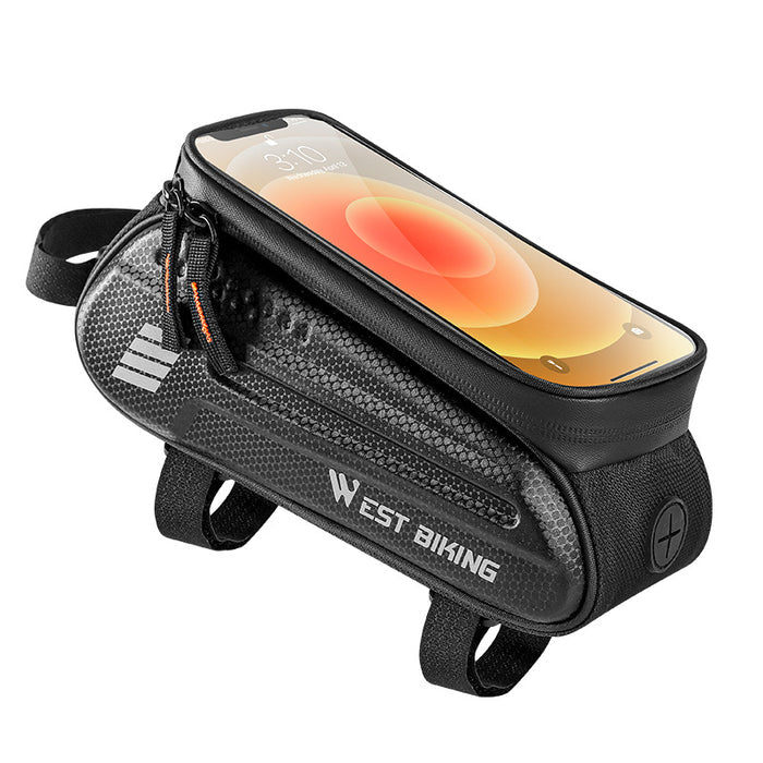 Black EVA Saddle Bag 1.5L - Bags - lifestyle view for triathlon