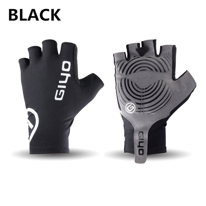 Black Lycra Triathlon Cycling Gloves - Accessories - lifestyle view
