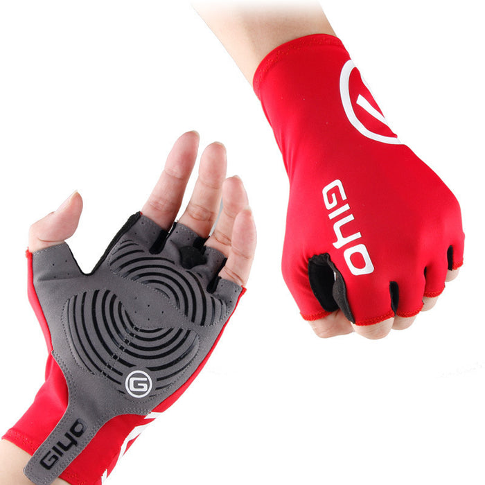Black Lycra Triathlon Cycling Gloves - Accessories - size chart