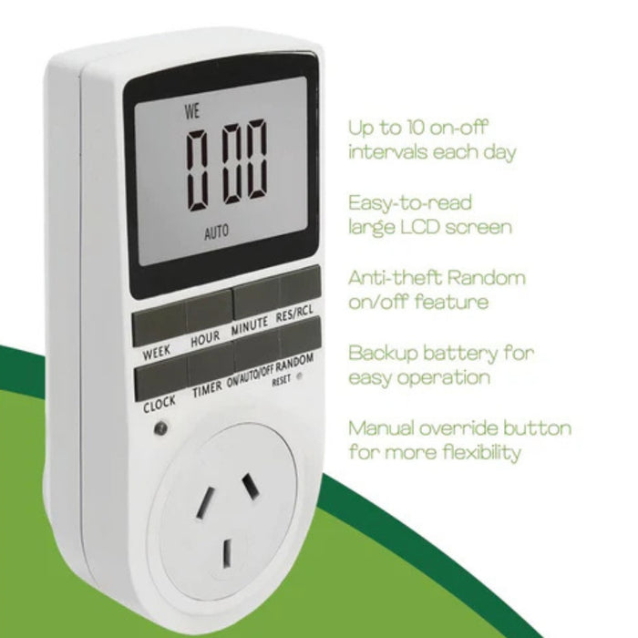 Bloom Works Digital Plug-in Timer