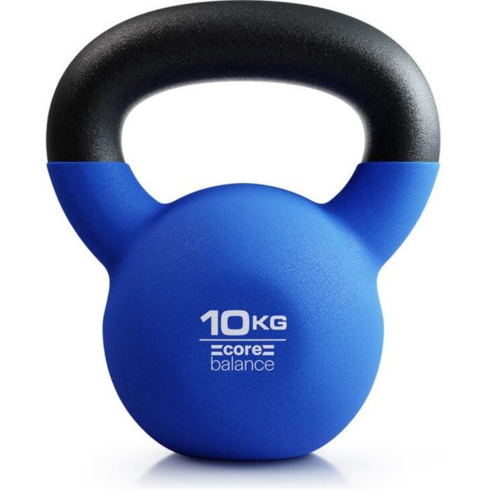 Blue Cast Iron Dumbbell 10KG for Home Gym Strength Training - Accessories - alternate view