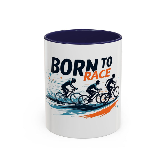 Born to Race Ceramic Cycling Mug - alternate view