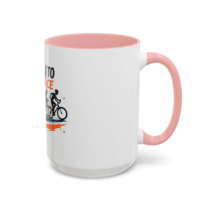 Born to Race Ceramic Cycling Mug - size chart