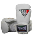 BOXING GLOVES - Mexican LUCKY 13 - Velcro 16oz - WHITE,BLACK,GREEN