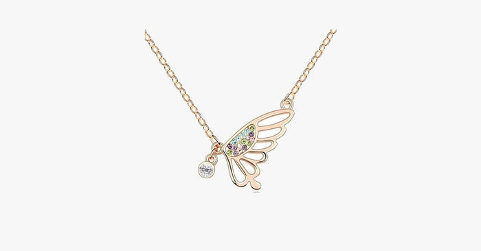 Butterfly Florence Crystal Pendant