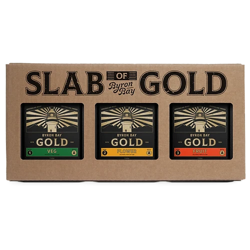 Byron Bay Gold "Slab Of Gold" 3 x 1 Litre A + B Sets