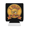 Can Cooler Sleeve - “I Tri’d and I Finished” Triathlon Medal Design