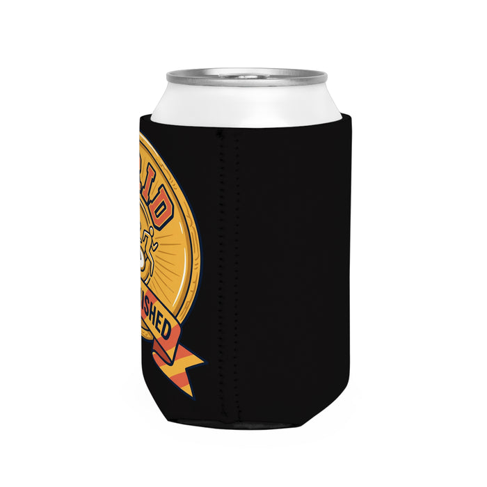 Can Cooler Sleeve - “I Tri’d and I Finished” Triathlon Medal Design