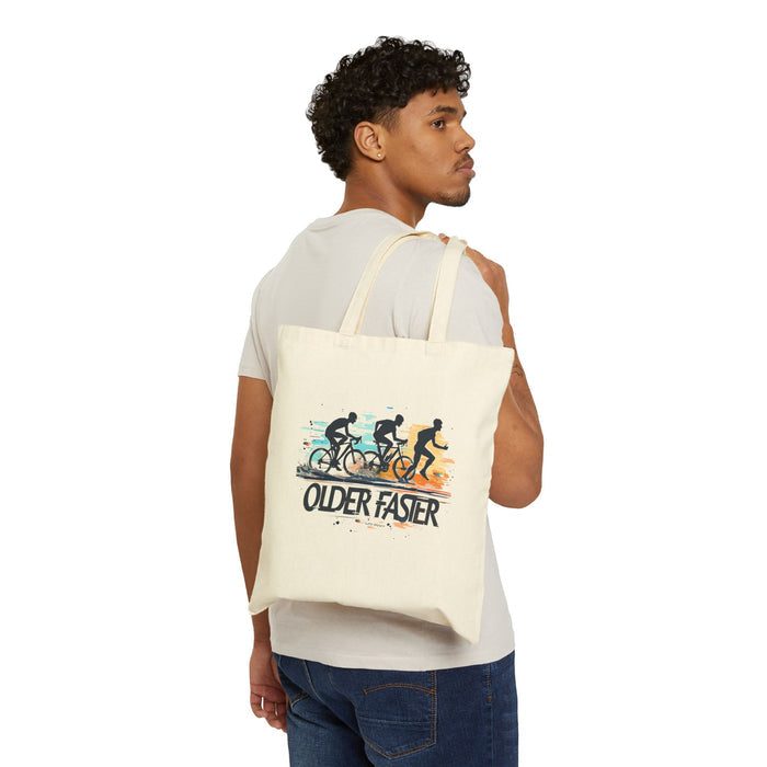 Canvas Cycling Tote Bag for Beginners - Bags - detail view