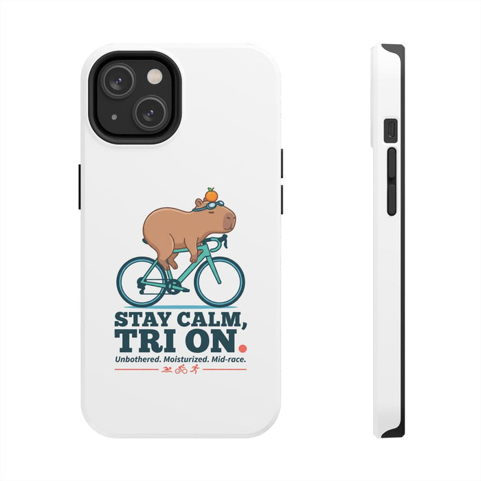 Capybara Triathlete Phone Case