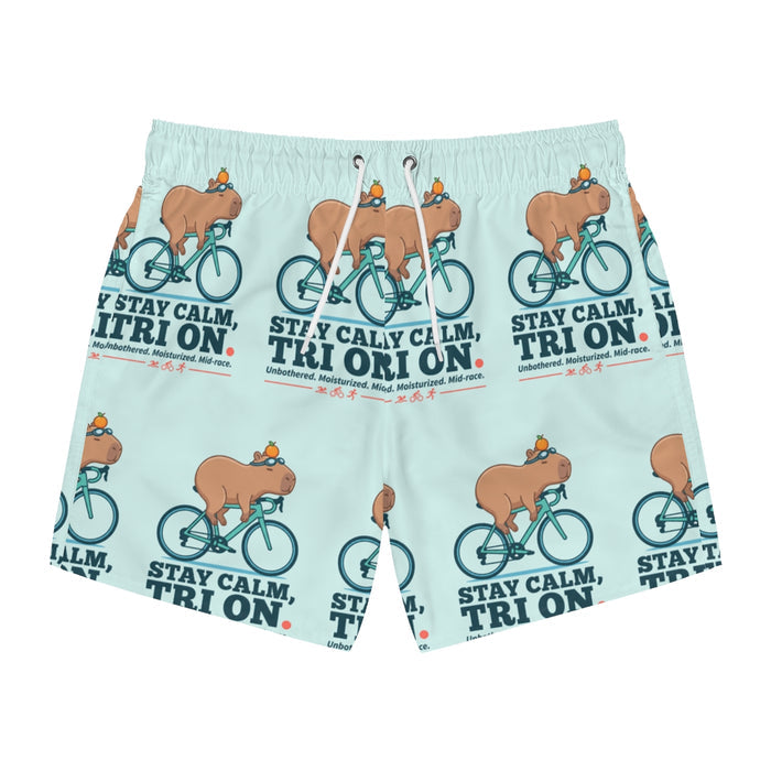 Capybara Triathlete Swim Trunks
