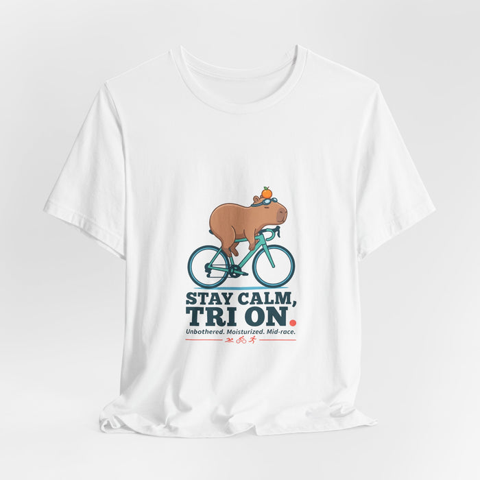 Capybara Triathlete Tee