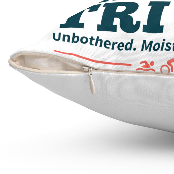 Capybara Triathlete Throw Pillow