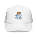 Capybara Triathlete Trucker Cap