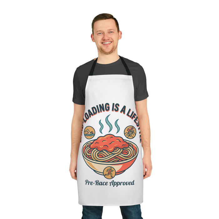 Carb-Loading Is a Lifestyle Apron — Pre-Race Approved Pasta Cooking Apron