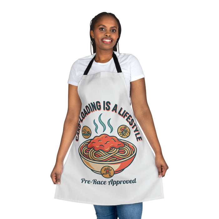 Carb-Loading Is a Lifestyle Apron — Pre-Race Approved Pasta Cooking Apron