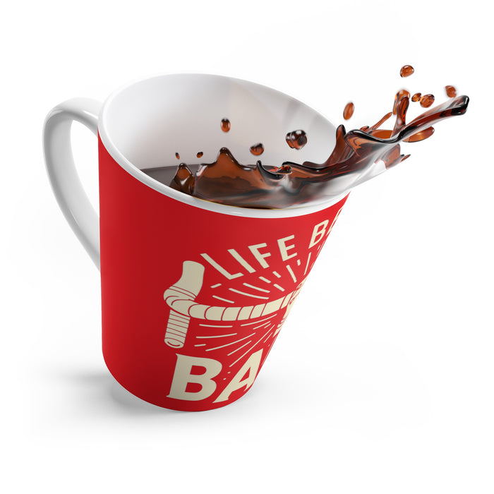 Ceramic Coffee Mug 12oz - lifestyle view for triathlon