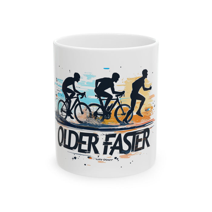 Ceramic Cycling & Running Motivational Mug