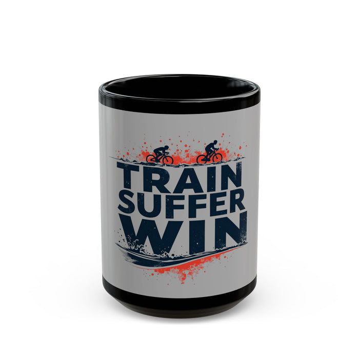 Ceramic Cyclist Coffee Mug - alternate view