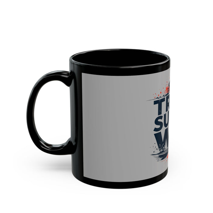 Ceramic Cyclist Coffee Mug - lifestyle view