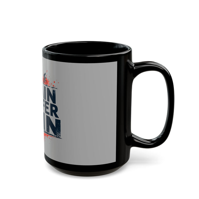 Ceramic Cyclist Coffee Mug - size chart
