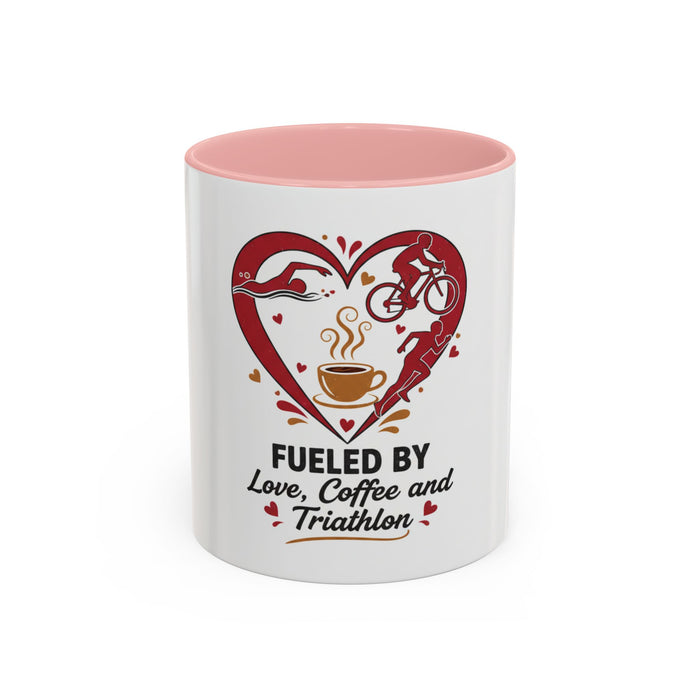 Ceramic Triathlon Accent Coffee Mug 11/15oz