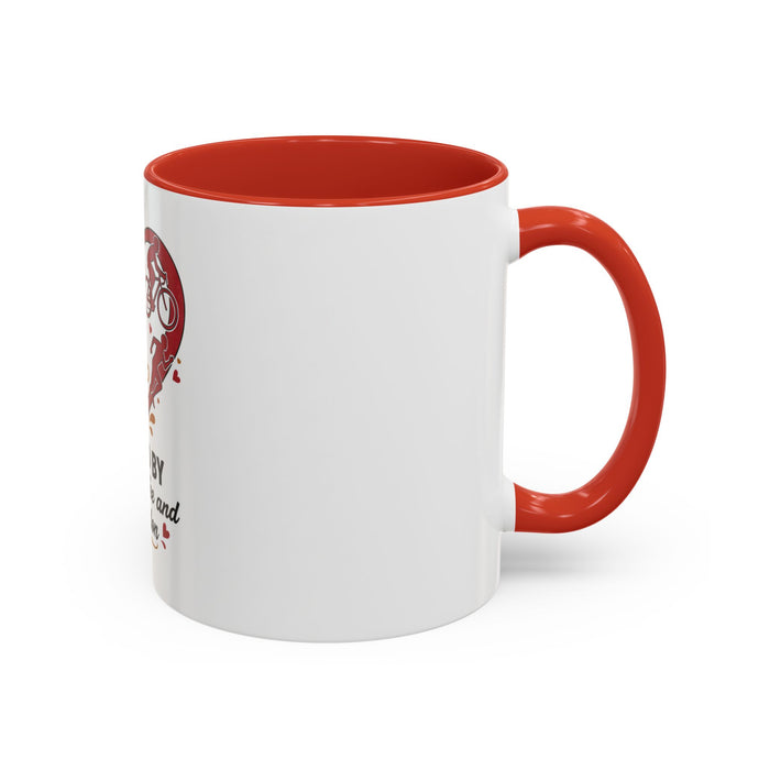 Ceramic Triathlon Accent Coffee Mug 11/15oz - size chart