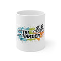 Ceramic Triathlon Motivational Mug 11oz
