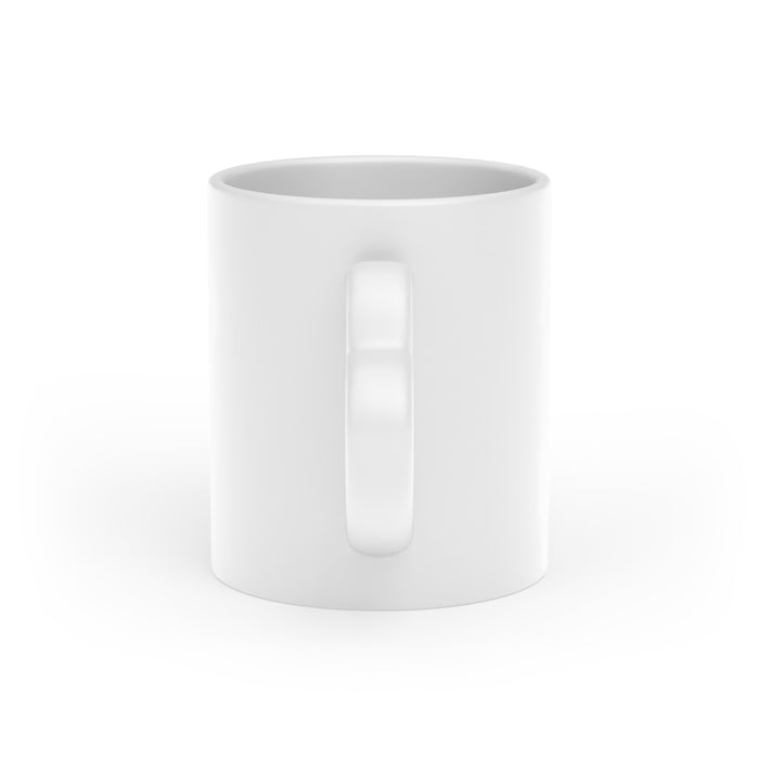 Ceramic Valentine's Coffee Mug with Heart Handle - alternate view