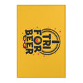 Chenille Area Rug | Tri For Beer Triathlon Humor Bar Rug - Home Decor