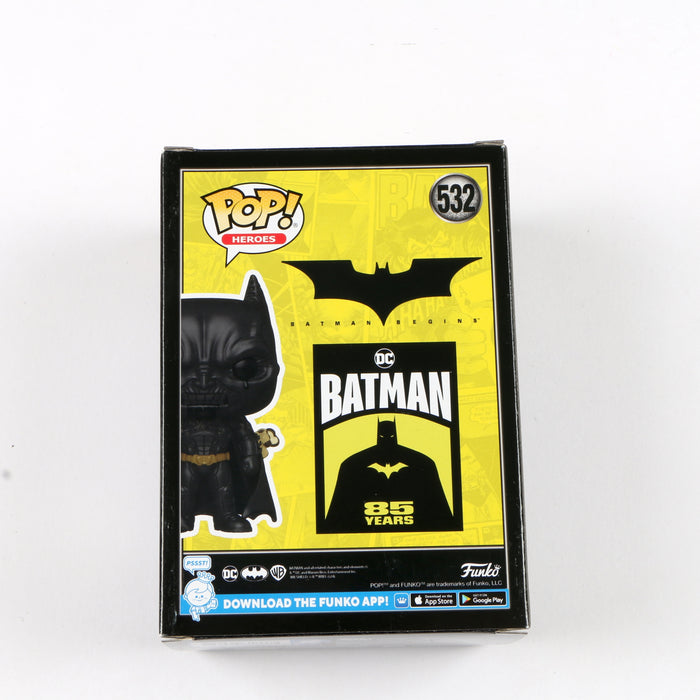 Christian Bale Signed Funko Pop 532 Fear Gas Batman Batman Begins Beckett