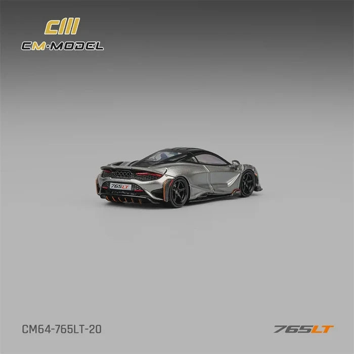 CM MODEL 1:64 765LT Silver Gray Die-Cast Car Model Miniature Gifts