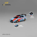 CM MODEL 1:64 Lancer EvoX Varis Widebody  Orange&Blue Diecast Model Car