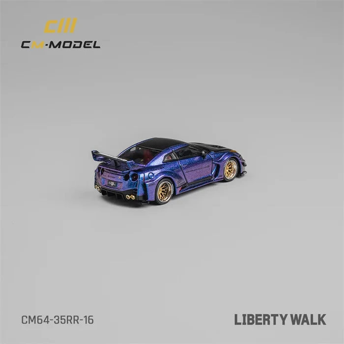 CM MODEL 1:64 LBWK 35GT-RR chameleon with carhor Nireus LBWK 35GTRR Diecast Model Car