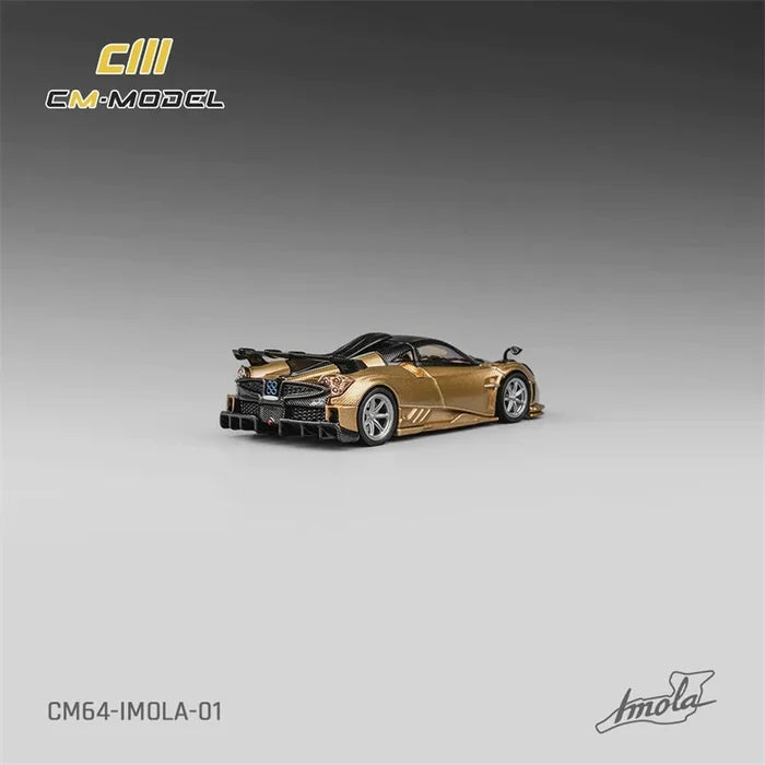 CM MODEL  1:64 Pagani Imola （Gold Fullcarbon）Diecast Model Car