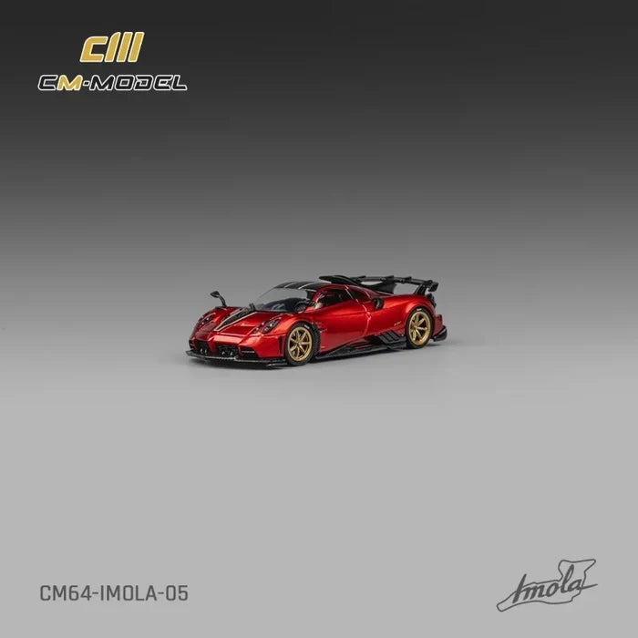CM MODEL 1:64 Pagani Imola Metallic Red Collection Miniature DieCast Model Car