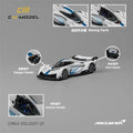 CM MODEL  1:64  SolusGT Blue White Diecast Model Car