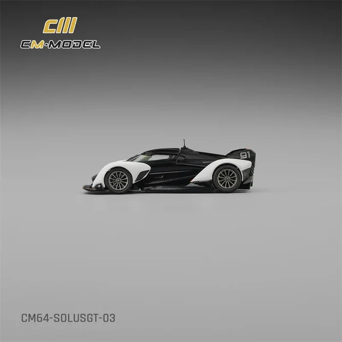 CM MODEL 1:64 Souls GT black white Die-Cast Car Model Miniature Gifts