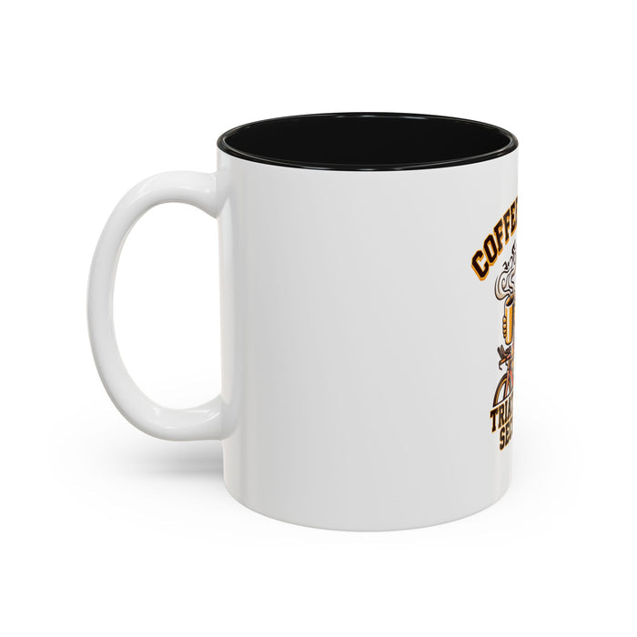 Coffee First Triathlon Second Mug – Two-Tone Cycling Coffee Cup (11oz/15oz)