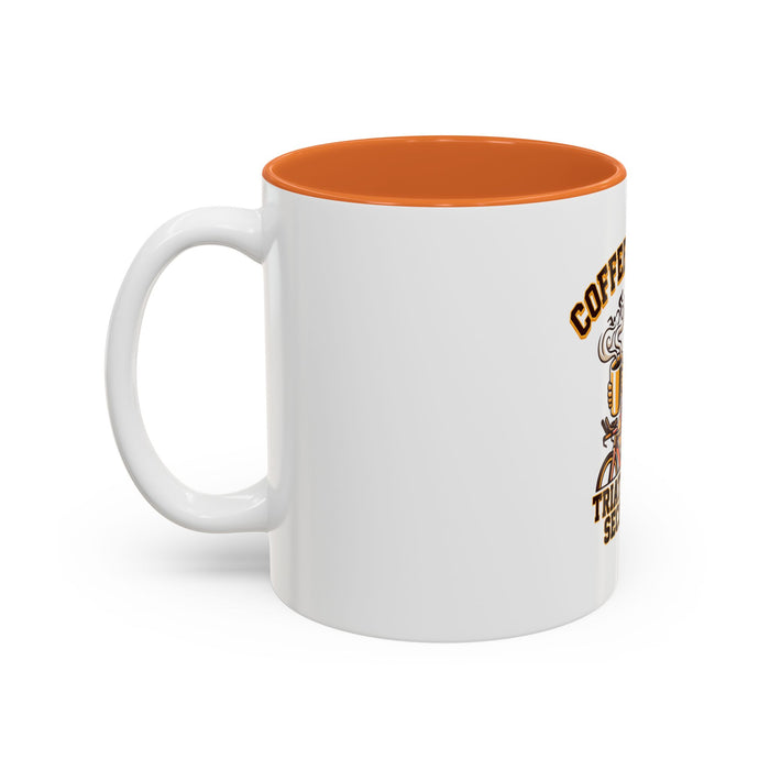 Coffee First Triathlon Second Mug – Two-Tone Cycling Coffee Cup (11oz/15oz)