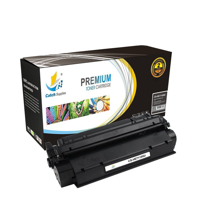 Compatible HP C7115A Standard-Yield Black Toner Cartridge, 1-Pack, for LaserJet 1000 1005 1150 1200 1200N 1200SE Printers