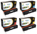 Compatible HP CF400A, CF401A, CF402A, CF403A Standard-Yield Toner Cartridges, 4-Pack