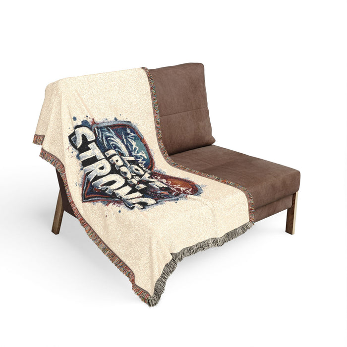 Cotton Woven Blanket - Home Decor - lifestyle view