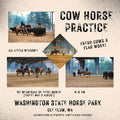 Cow Horse Practice - Sept 11 Adult