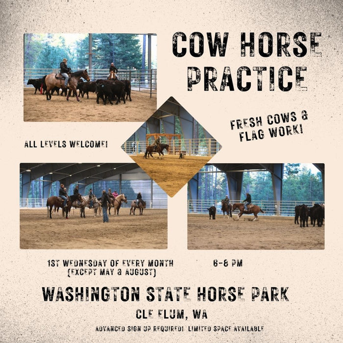 Cow Horse Practice - Sept 11 Adult