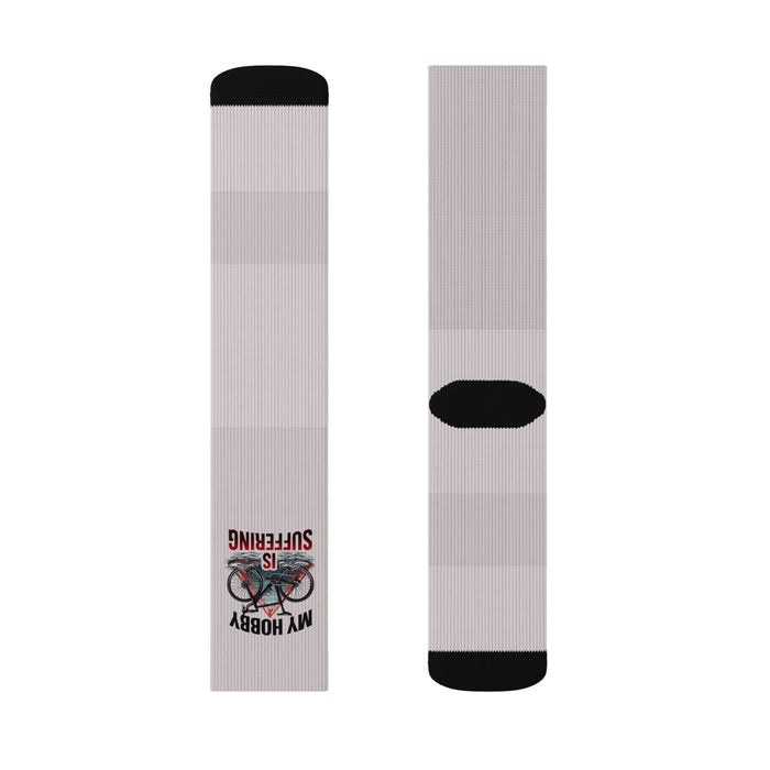 Crew-Length Sublimation Socks - All Over Prints - detail view