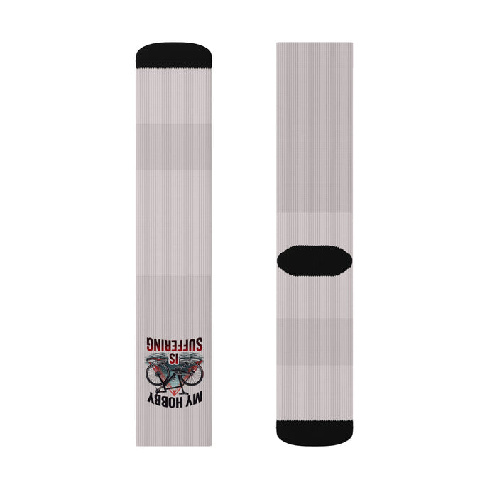 Crew-Length Sublimation Socks - All Over Prints - lifestyle view